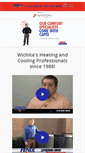 Mobile Screenshot of heatingandcoolingwichitaks.com